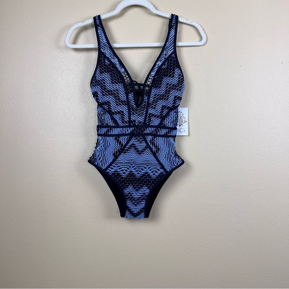 New Becca Swimsuit One Piece Crochet - Picture 6 of 7